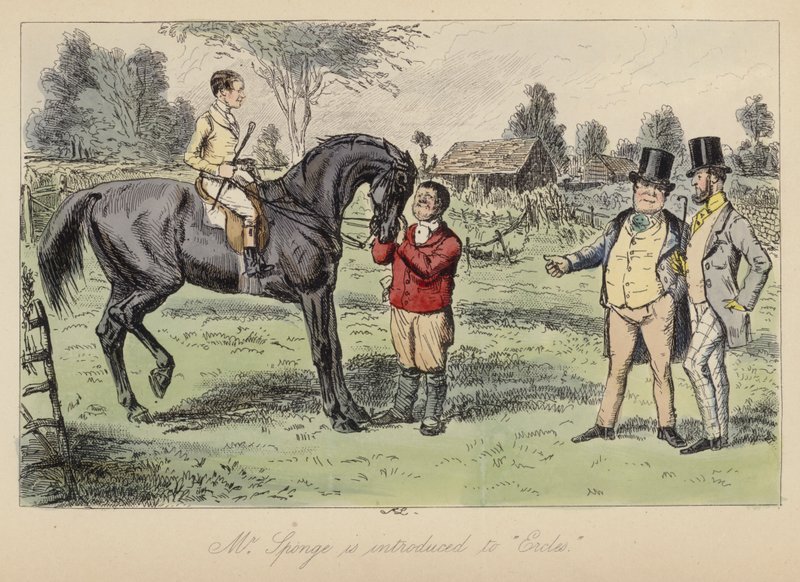 John Leech illustration til Mr Sponge