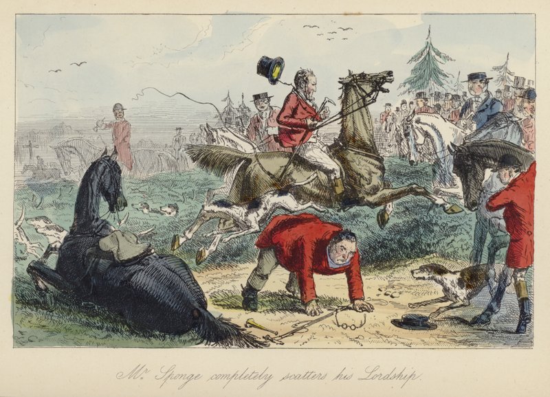 John Leech illustration til Mr Sponge