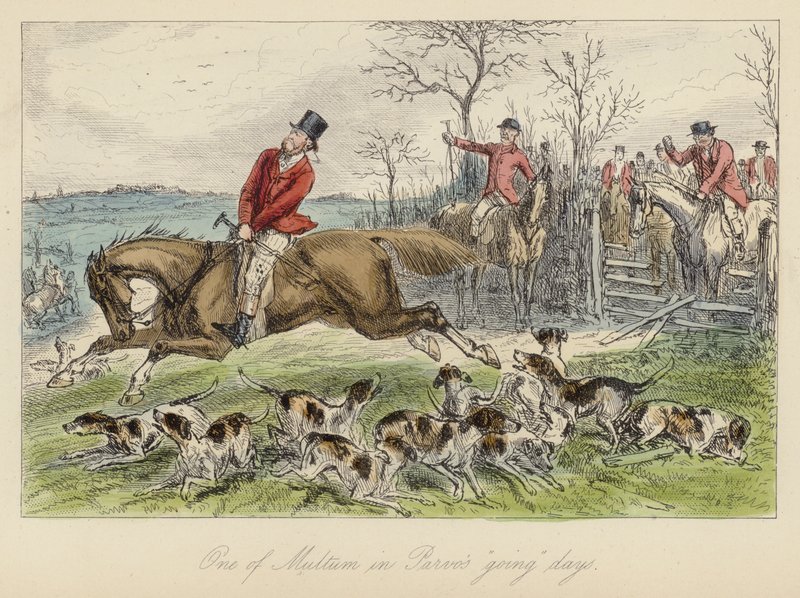John Leech illustration til Mr Sponge