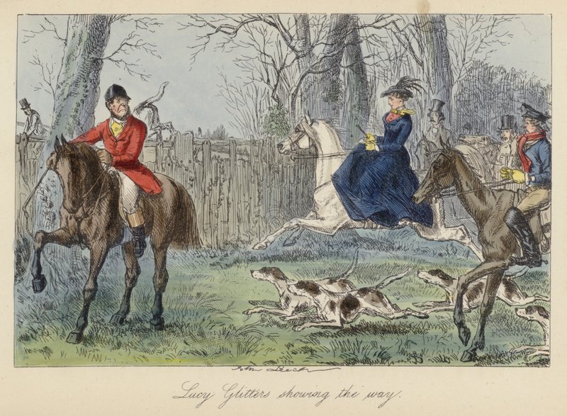 John Leech illustration til Mr Sponge