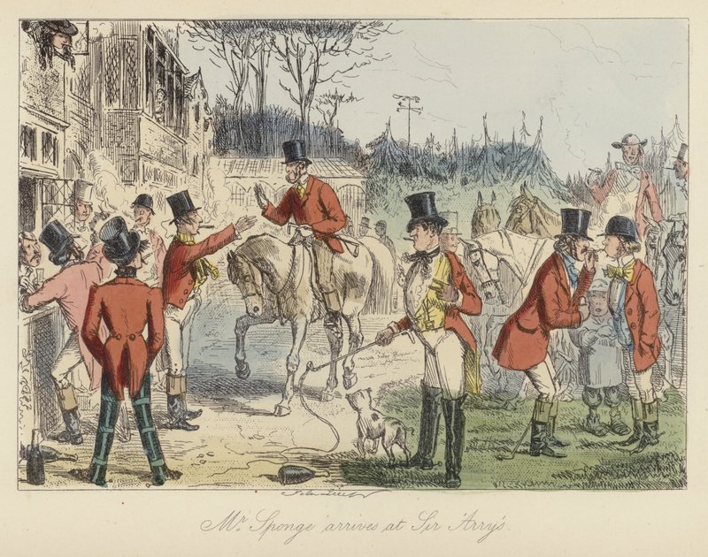 John Leech illustration til Mr Sponge