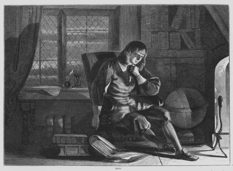 John Milton, Il Penseroso (gravering) af John (after) Phillip
