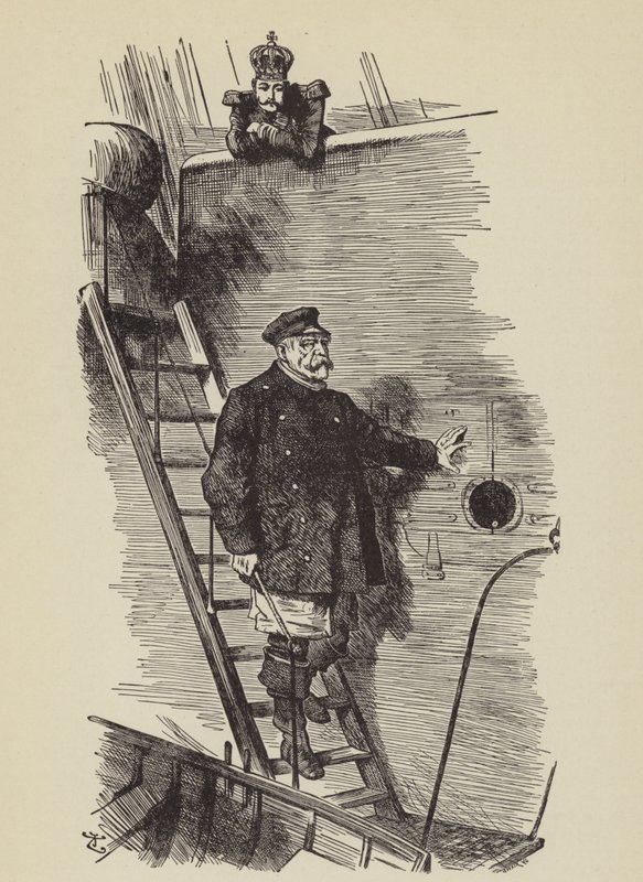 Dropper piloten (s/h foto) af John (after) Tenniel