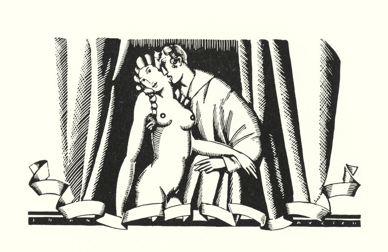 Illustration til Don Juan af Lord Byron (litho) af John Austen