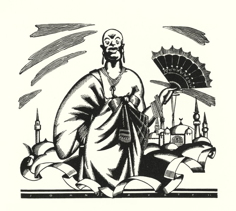 Illustration til Don Juan af Lord Byron (litho) af John Austen