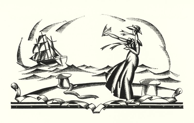 Illustration til Don Juan af Lord Byron (litho) af John Austen
