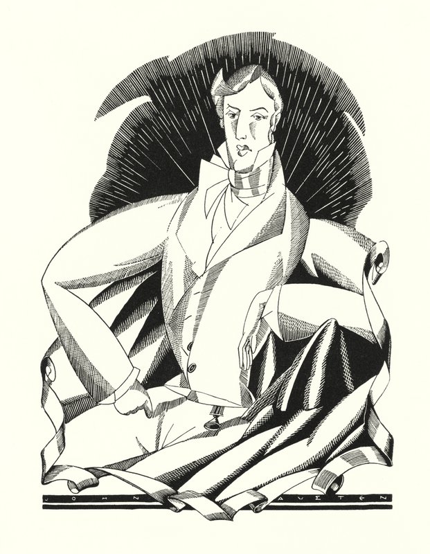 Illustration til Don Juan af Lord Byron (litho) af John Austen