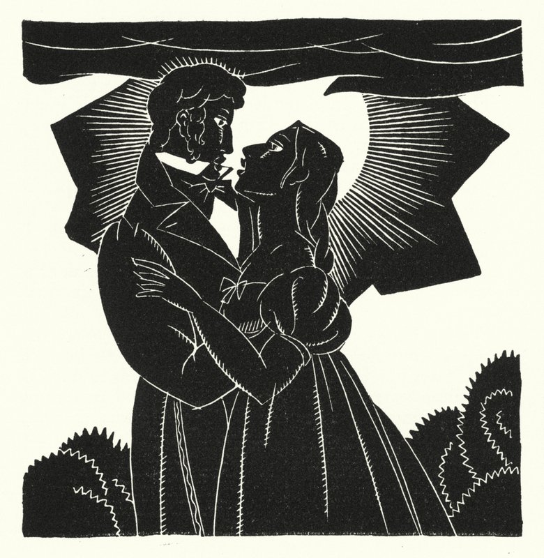 Illustration til Madame Bovary af Gustave Flaubert (litho) af John Austen