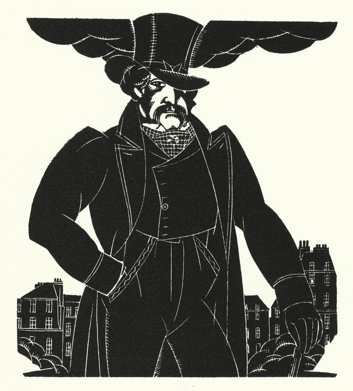Illustration til Madame Bovary af Gustave Flaubert (litho) af John Austen