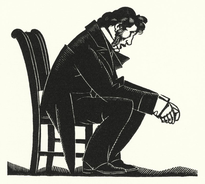 Illustration til Madame Bovary af Gustave Flaubert (litho) af John Austen