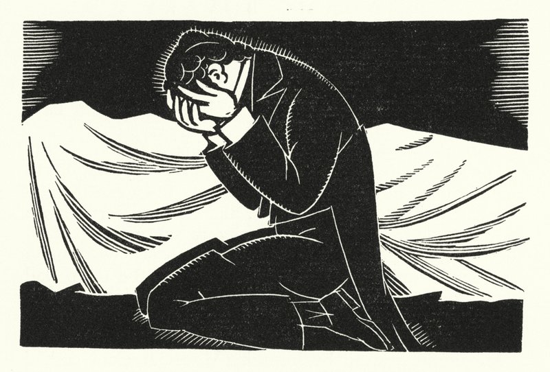 Illustration til Madame Bovary af Gustave Flaubert (litho) af John Austen
