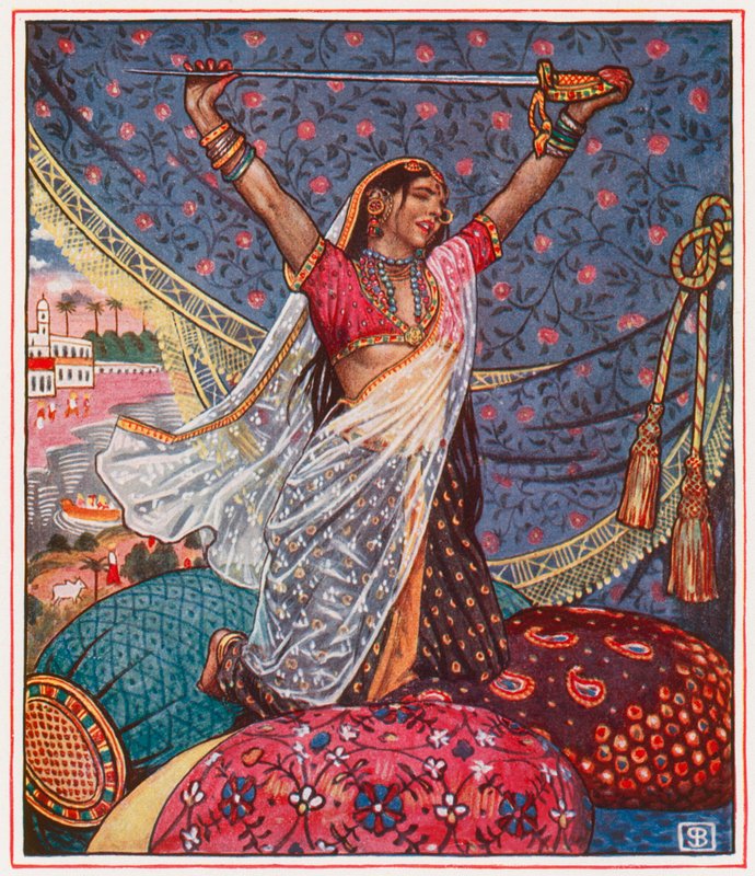 Kærlighed er et symbol på en hellig ting af John Byam Liston Shaw