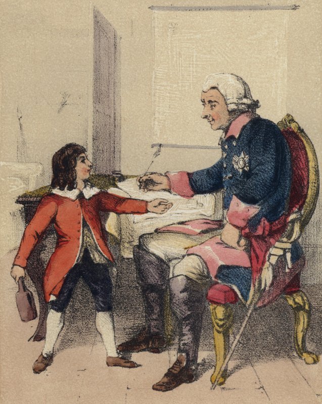Frederik den Store og hans nevø af John Callcott Horsley