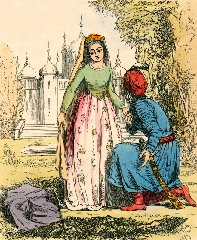 Udyret ændrede sig til en prins af John Callcott Horsley