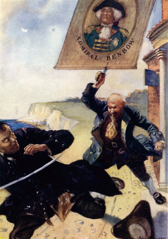 Illustration til Treasure Island af John Cameron