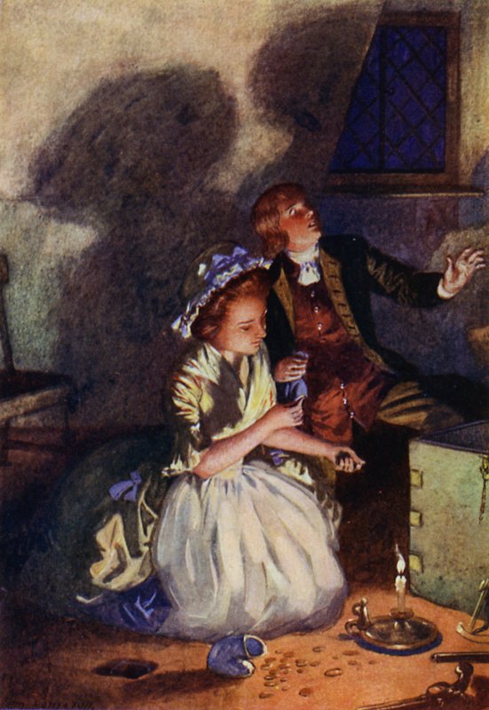 Illustration til Treasure Island af John Cameron