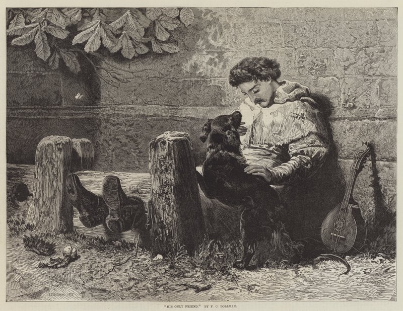 Hans eneste ven af John Charles Dollman