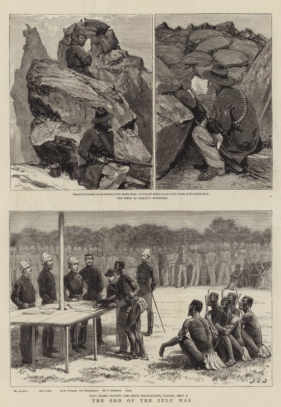 Slutningen af Zulu-krigen af John Charles Dollman
