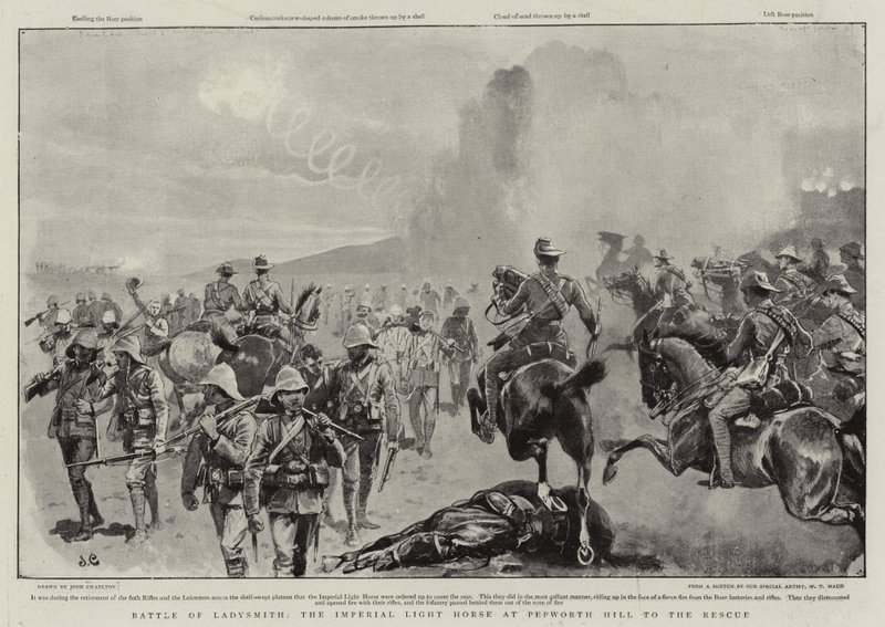 Battle of Ladysmith, Imperial Light Horse ved Pepworth Hill til undsætning af John Charlton