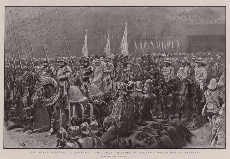 Royal Military Tournament, Grand Historical Pageant, Warriors of Britain af John Charlton