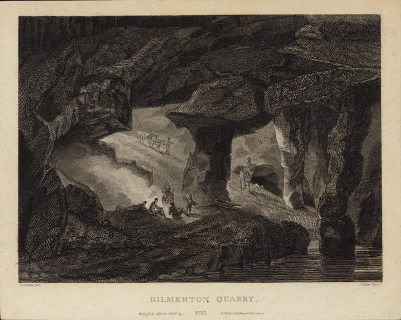 Gilmerton stenbrud af John Claude Nattes