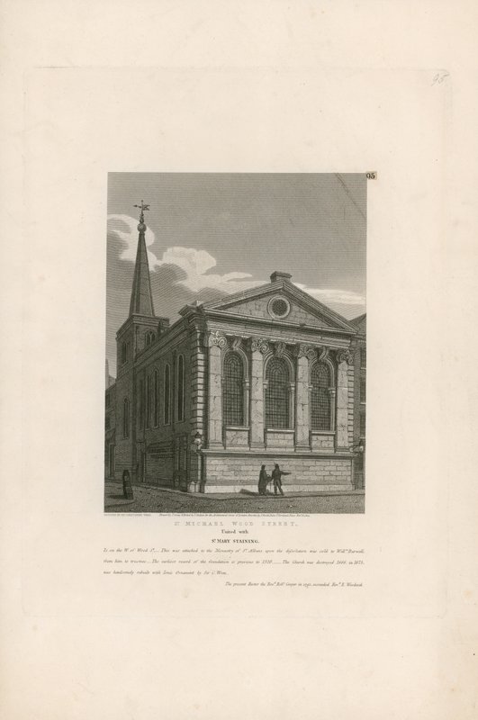 St Michael, Wood Street, London af John Coney