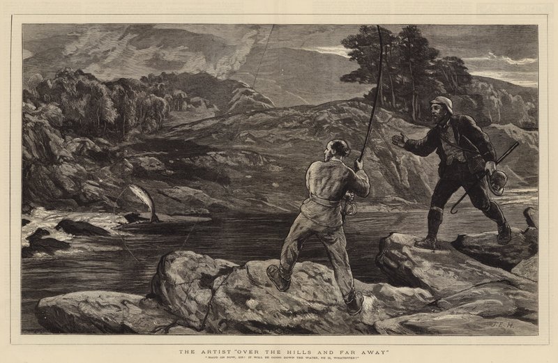 Kunstneren Over the Hills and Far Away af John Evan Hodgson