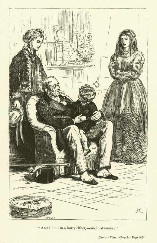 Illustration til Phineas Finn af Anthony Trollope (gravering) af John Everett (after) Millais