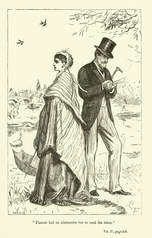 Illustration til Phineas Finn af Anthony Trollope af John Everett Millais