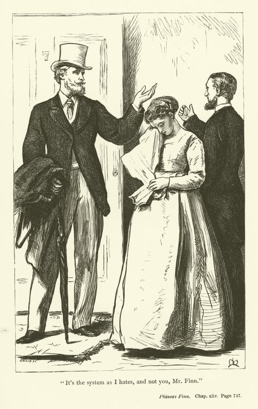 Illustration til Phineas Finn af Anthony Trollope af John Everett Millais