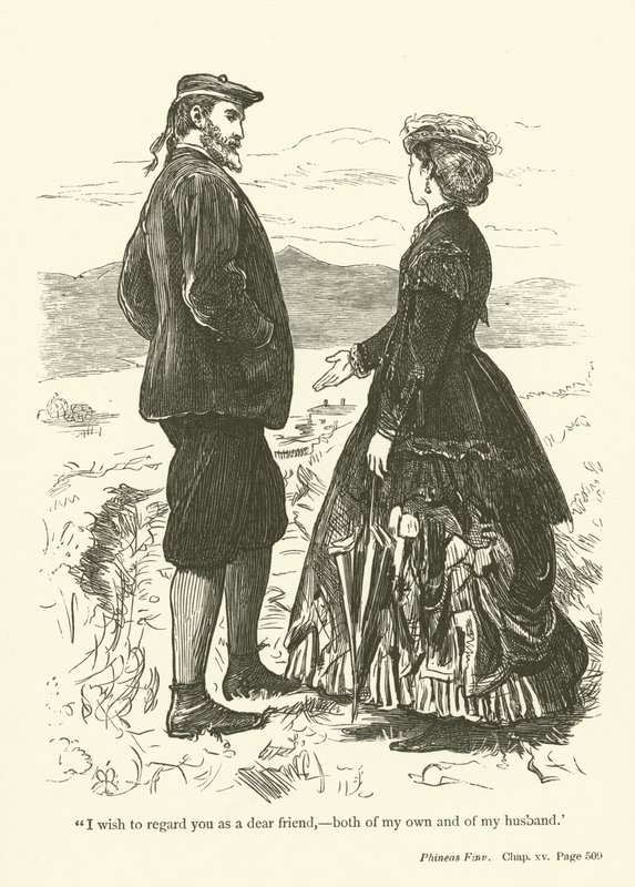 Illustration til Phineas Finn af Anthony Trollope af John Everett Millais