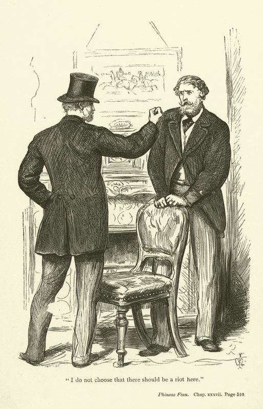 Illustration til Phineas Finn af Anthony Trollope af John Everett Millais