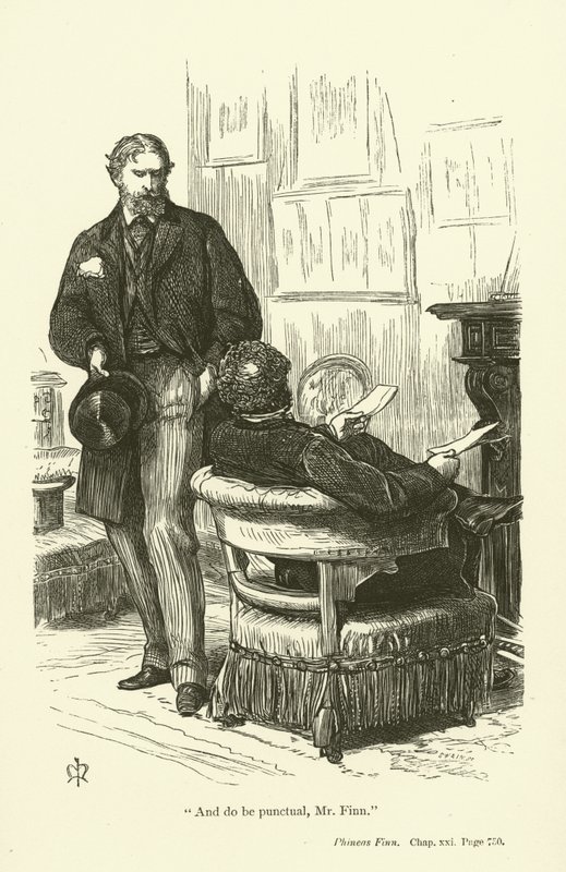 Illustration til Phineas Finn af Anthony Trollope af John Everett Millais