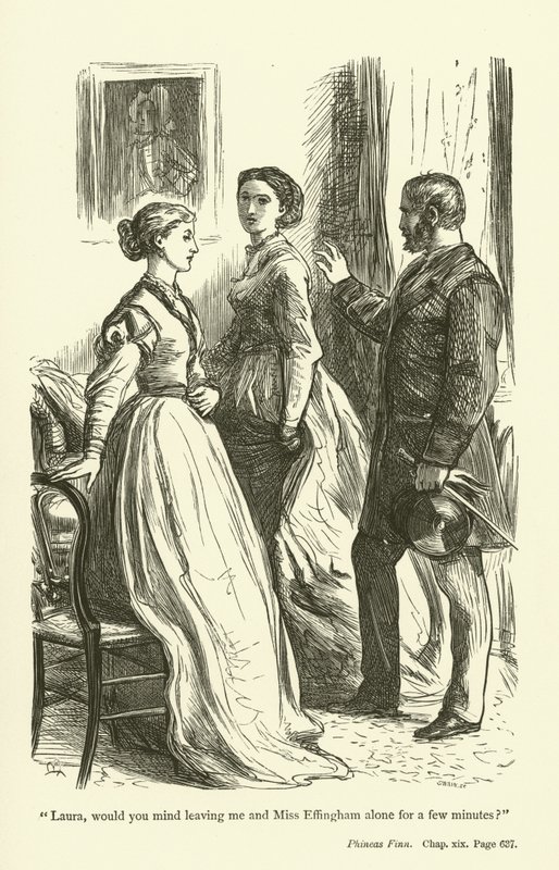 Illustration til Phineas Finn af Anthony Trollope af John Everett Millais