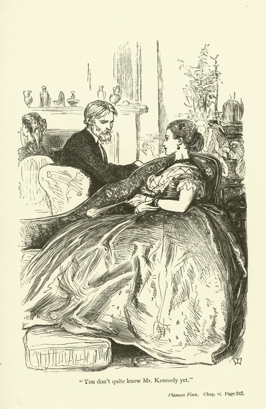 Illustration til Phineas Finn af Anthony Trollope af John Everett Millais