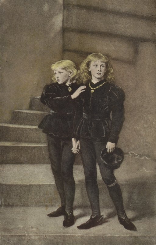De to prinser Edward og Richard i tårnet af John Everett Millais