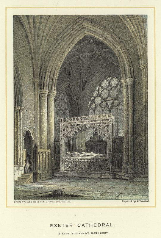 Exeter Cathedral, biskop Staffords monument af John Francis Salmon