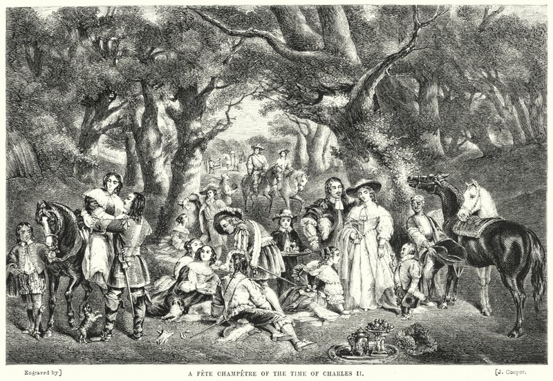 En festlig champetre fra Charles II