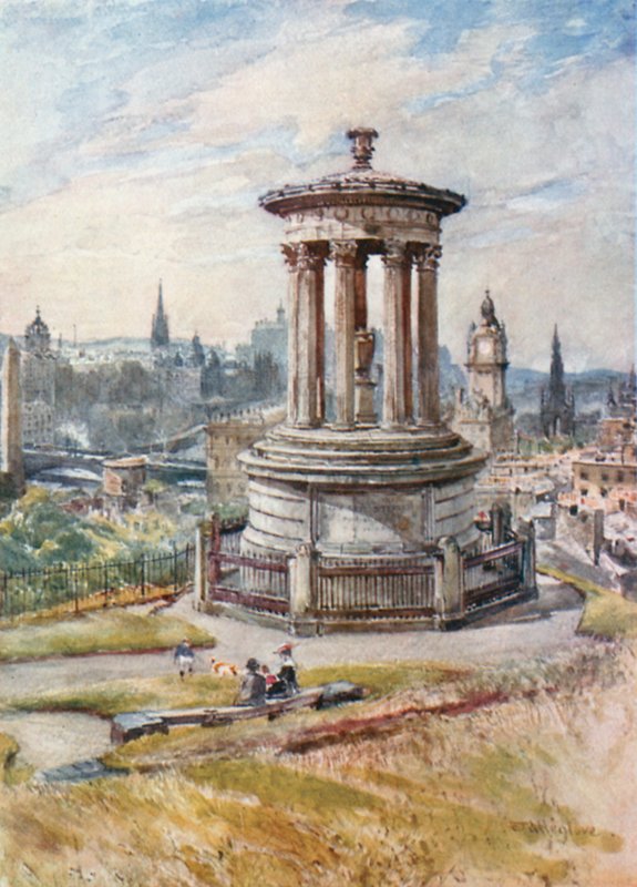 Edinburgh fra Calton Hill af John Fulleylove