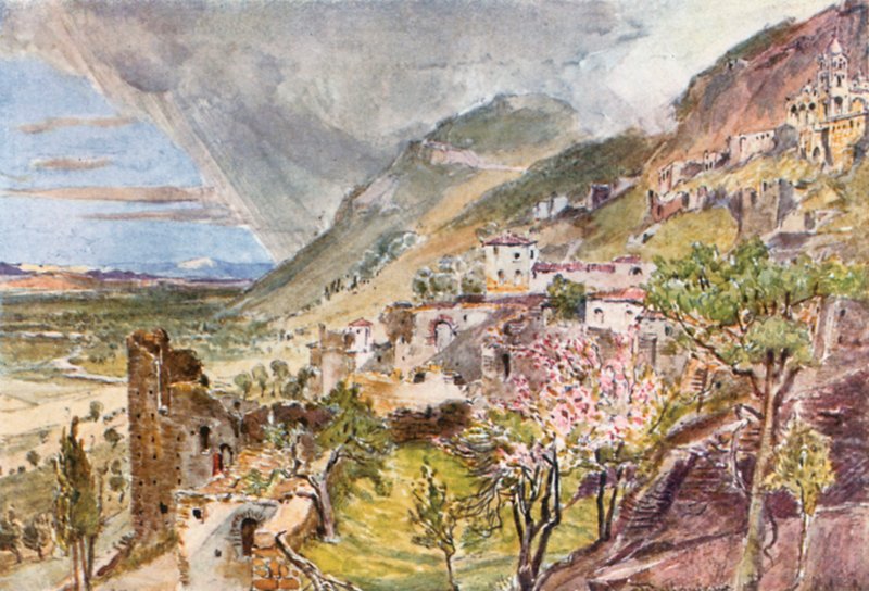 Mistra og Eurotas dal af John Fulleylove