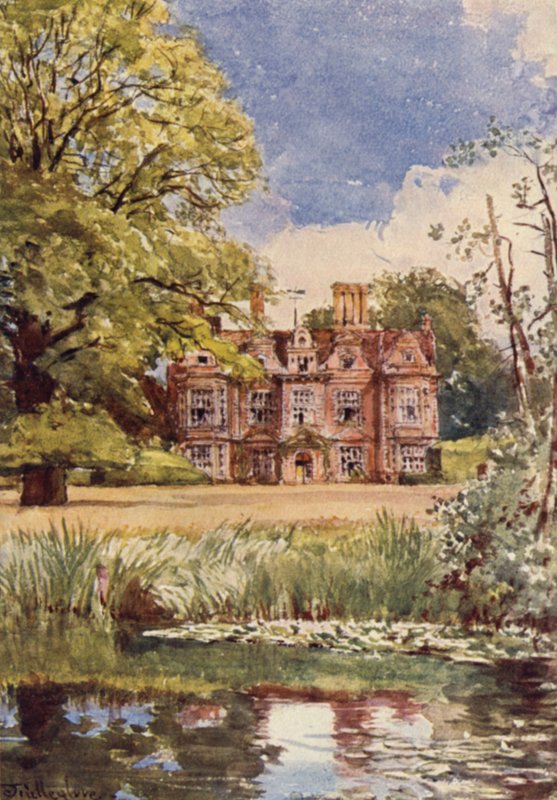 Old Manor House, nær Ickenham (farve litho) af John Fulleylove