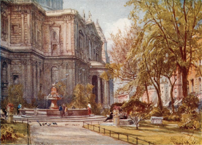 Sankt Pauls Kirkegård af John Fulleylove