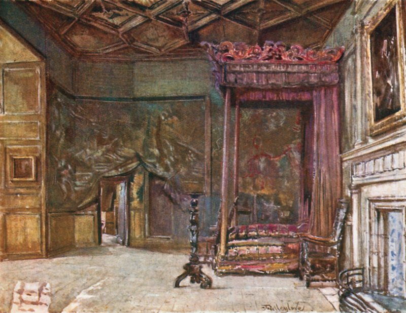 The Apartments of Mary Queen of Scots i Holyrood Palace af John Fulleylove