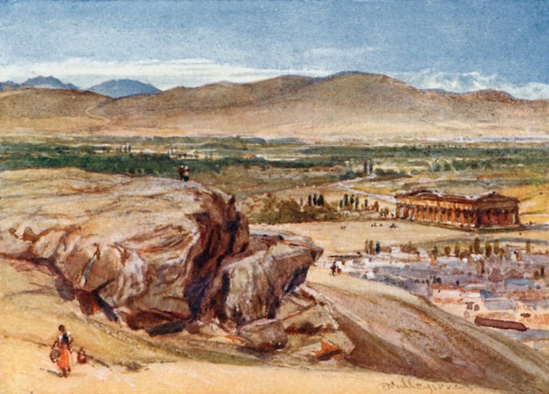 Areopagus og Theseum af John Fulleylove