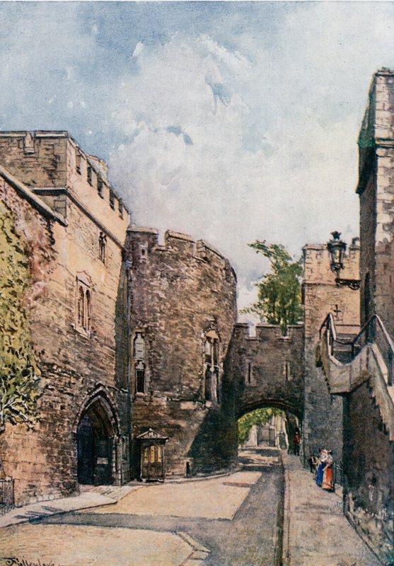 The Bloody Tower and Jewel House (Wakefield Tower), ser mod øst af John Fulleylove