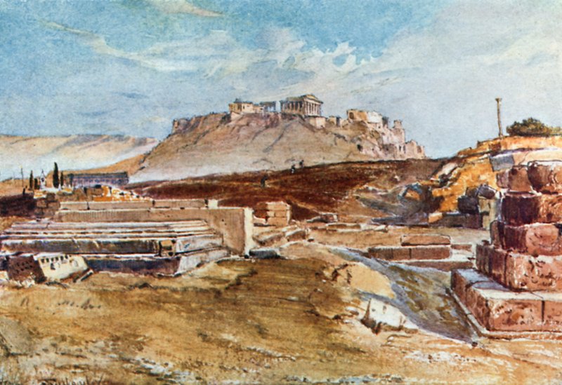 Dipylon i Athen af John Fulleylove
