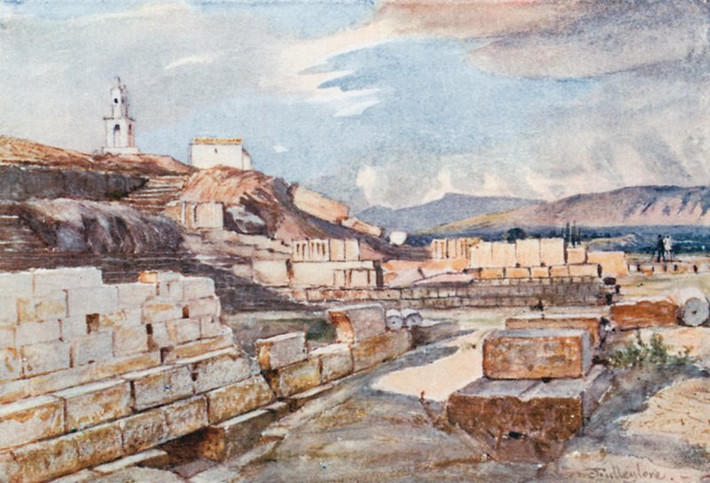 Mysteriernes store tempel, Eleusis af John Fulleylove