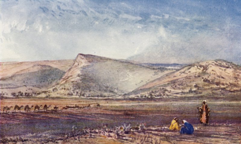 Bakkerne rundt om Nazareth, fra Esdraelon-sletten af John Fulleylove