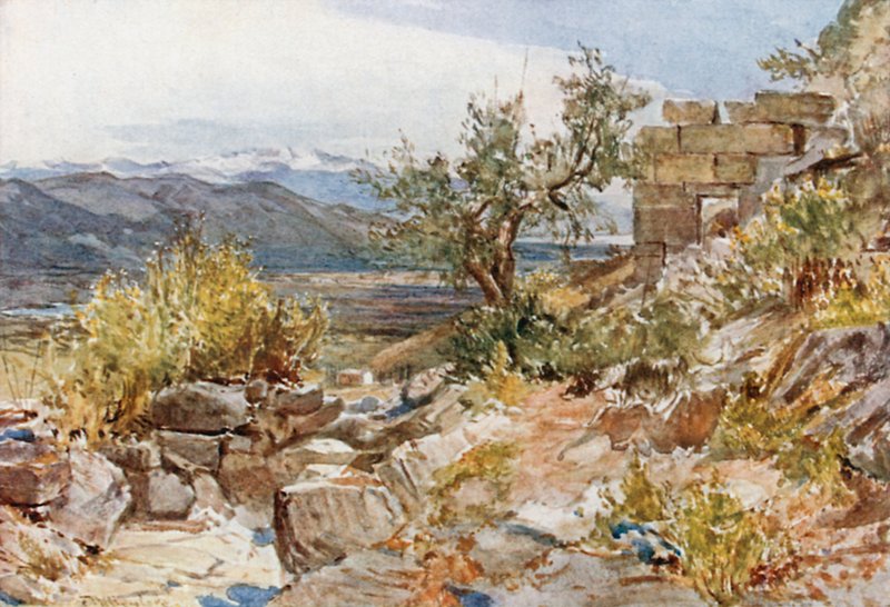 Den lakoniske port i Messene af John Fulleylove