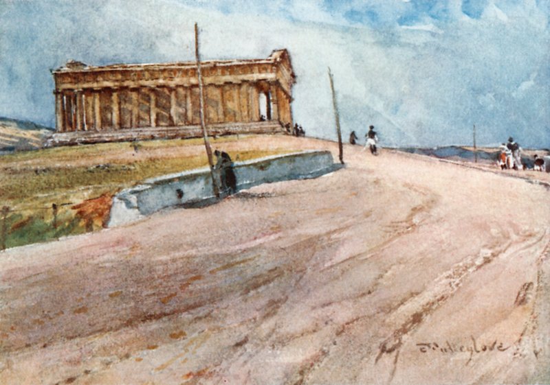 Theseus-templet fra nordvest af John Fulleylove